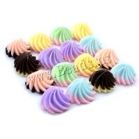 Food Resin Cabochon, epoxy gel, Mini & cute & DIY, more colors for choice, 20x15mm, 10PCs/Bag, Sold By Bag