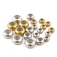 Stainless Steel Stopper Beads, plated, DIY & different size for choice, more colors for choice, 10PCs/Bag, Sold By Bag