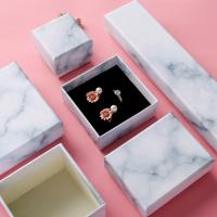 Jewelry Gift Box, Copper Printing Paper, Square, mixed colors, 5PCs/Lot, Sold By Lot