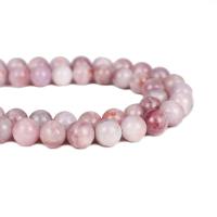 Kunzite Beads Round DIY Sold Per Approx 15 Inch Strand