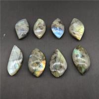 Moonstone Pendant Component, Teardrop, more colors for choice, 30-40mm, Sold By PC