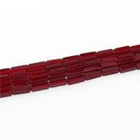 Grânulos de cristal, Retângulo, polido, DIY, vermelho cristal, 4x13mm, comprimento Aprox 15.35 inchaltura, 5vertentespraia/Lot, vendido por Lot