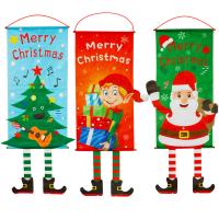 Cloth Christmas Hanging Ornaments, Christmas jewelry, more colors for choice, 800x400mm, Sold By Lot