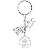 Stainless Steel Key Clasp, Unisex & with letter pattern, original color, 16x15.5mm,16x9.5mm,20x1.5mm, Sold By PC