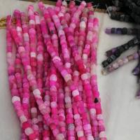 Natuurlijke Effloresce Agaat kralen, mode sieraden & DIY, meer kleuren voor de keuze, 8mm, Ca 48pC's/Strand, Per verkocht Ca 14 inch Strand