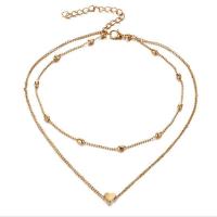 Zinc Alloy Jewelry Necklace with 2.76 inch extender chain Round plated for woman 295mm 345mm Sold Per Approx 13.58 Inch Strand