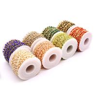 Brass Beading Chains, gold color plated, DIY, more colors for choice, 3mm, 5m/Lot, Sold By Lot
