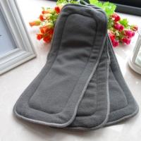Bamboo Charcoal Fiber Nursing Pad plated breathable & Unisex grey Sold By PC