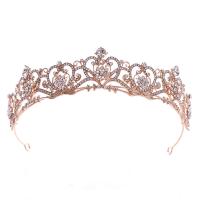 Bridal Tiaras, Tibetan Style, plated, fashion jewelry & for woman & with rhinestone, more colors for choice, nickel, lead & cadmium free, 330x40mm, Sold By PC
