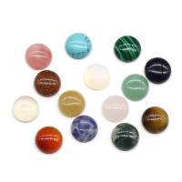 Natural Gemstone Cabochons, Dome, DIY & different materials for choice, more colors for choice, 12mm, Sold By PC