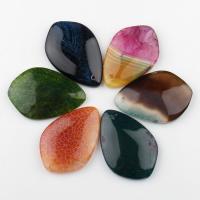 Gioielli ciondoli con gemme, pietra preziosa, Lacrima, Colore casuale, 30x44x7mm, 10PC/borsa, Venduto da borsa