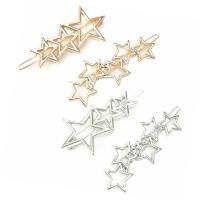 Hair Clip Zinc Alloy plated hollow nickel lead & cadmium free Sold By PC