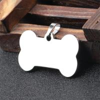 Stainless Steel Pendants silver color plated DIY Sold By Bag