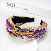 Hair Bands, Cloth, plated, fashion jewelry & for woman, more colors for choice, 70mm, Sold By PC