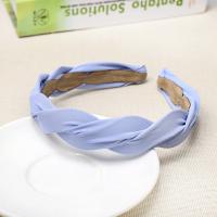 Hair Bands, Cloth, plated, fashion jewelry & for woman, more colors for choice, 70mm, Sold By PC