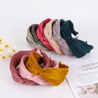 Hair Bands, Cloth, plated, fashion jewelry & for woman, more colors for choice, 430x67mm, Sold By PC