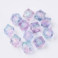 Acrylic Beads Polygon painted DIY Approx 1mm Sold By Bag