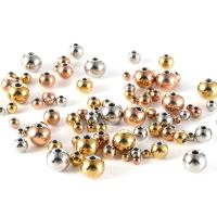 Edelstahl-Beads, Edelstahl, plattiert, verschiedene Größen vorhanden, keine, 500PCs/Tasche, verkauft von Tasche