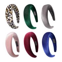 Hair Bands, Cloth, fashion jewelry & for woman, more colors for choice, 15cmx4cm, Sold By PC