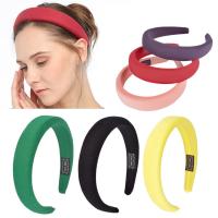Hair Bands, Cloth, fashion jewelry & for woman, more colors for choice, 14.5x3cm, Sold By PC