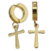 Stainless Steel Lever Back Earring, plated, fashion jewelry & for woman, 3x15mm,10x15mm, Sold By Pair