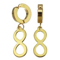 Stainless Steel Lever Back Earring, plated, fashion jewelry & for woman, 3x15mm,8x19mm, Sold By Pair