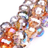 Fashion Glass Beads Polygon plated Sold By Strand
