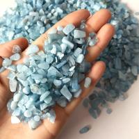 Gemstone čipy, Přírodní Quartz, Pomfrity, přírodní & různé velikosti pro výběr & bez otvoru, sea ​​blue, Prodáno By PC