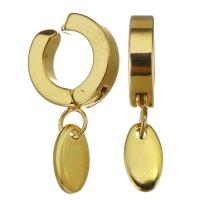 Stainless Steel Lever Back Earring, plated, fashion jewelry & for woman, more colors for choice, 3x15mm,5x9mm, Sold By Pair
