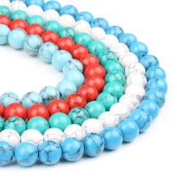 Turquoise Beads Round polished Sold By Strand