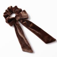 Bunny Ears Hair Scrunchies, Cloth, portable, more colors for choice, 150x35x90mm, Sold By PC