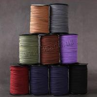 Velveteen Cord, Stick, DIY, more colors for choice, nickel, lead & cadmium free, 2.6mm, Approx 90m/Spool, Sold By Spool