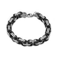 Stainless Steel Jewelry Bracelet, 316L Stainless Steel, plated, different size for choice, more colors for choice, Sold By Strand