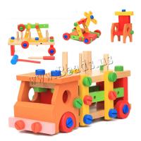 Brick Toys, Wood, DIY, mixed colors, Sold By Set
