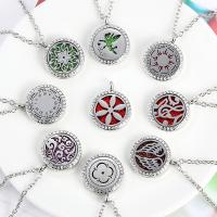 Perfume Locket Necklace Zinc Alloy rolo chain & for woman nickel lead & cadmium free Sold By Lot