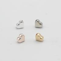 Zinc Alloy Heart Beads plated fashion jewelry & for woman nickel lead & cadmium free Sold By Lot