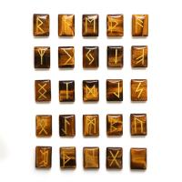 Fashion Decoration, Gemstone, Rectangle, polished, different materials for choice & carved, more colors for choice, 15x20x6mm, 25PCs/Set, Sold By Set