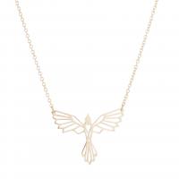 Stainless Steel Jewelry Necklace Phoenix plated rolo chain & for woman Sold Per Approx 17.7 Inch Strand