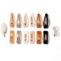 Hair Snap Clips Crystal & for woman 90mm Sold By Lot