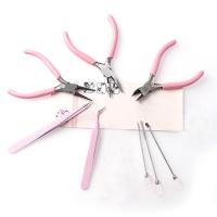 Stainless Steel Plier Set, plated, 8 pieces & durable, black, 7x12cm,8x12cm,7.5x11cm, Sold By Set