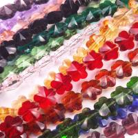 Fashion Glazen kralen, Glas, Plum Blossom, DIY & verschillende grootte voor keus, meer kleuren voor de keuze, 100pC's/Bag, Verkocht door Bag