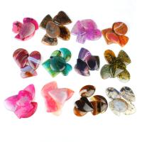 Biżuteria wisiorki kamienie, Agat, dostępnych więcej kolorów, 30~55mm, 5komputery/torba, sprzedane przez torba