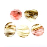Gemstone Pendants Jewelry Agate mixed colors 30~55mm Sold By Bag