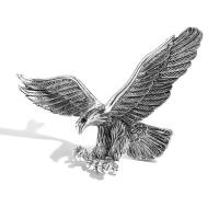Zinc Alloy Brooches eagle plated fashion jewelry & Unisex & with rhinestone nickel lead & cadmium free Sold By PC