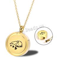 Stainless Steel Jewelry Necklace, plated, fashion jewelry & Unisex, more colors for choice, 26x20mm, Sold By PC