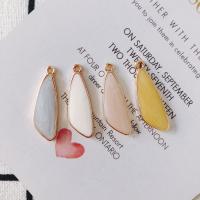 Tibetan Style Pendants, gold color plated, DIY & enamel, more colors for choice, nickel, lead & cadmium free, 10x31mm, 20PCs/Bag, Sold By Bag