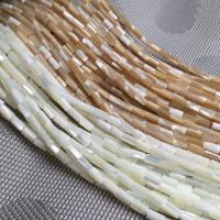 Natürliche Süßwasser Muschel Perlen, Zylinder, DIY & verschiedene Größen vorhanden, keine, ca. 0.38m/Strang, verkauft von Strang