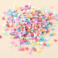 Polymer Clay Cabochon, different quantity for choice & DIY & different styles for choice, mixed colors, 5mm, Sold By Bag