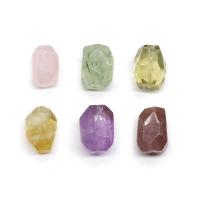 Grânulos de quartzo natural jóias, Rosca, DIY & materiais diferentes para a escolha, Mais cores pare escolha, 12-16mmx20-24mm, vendido por PC