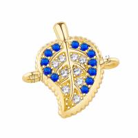 Cubic Zirconia Micro Pave Brass Pendant, with Cubic Zirconia, fashion jewelry, more colors for choice, 11mmx11mm, Sold By PC